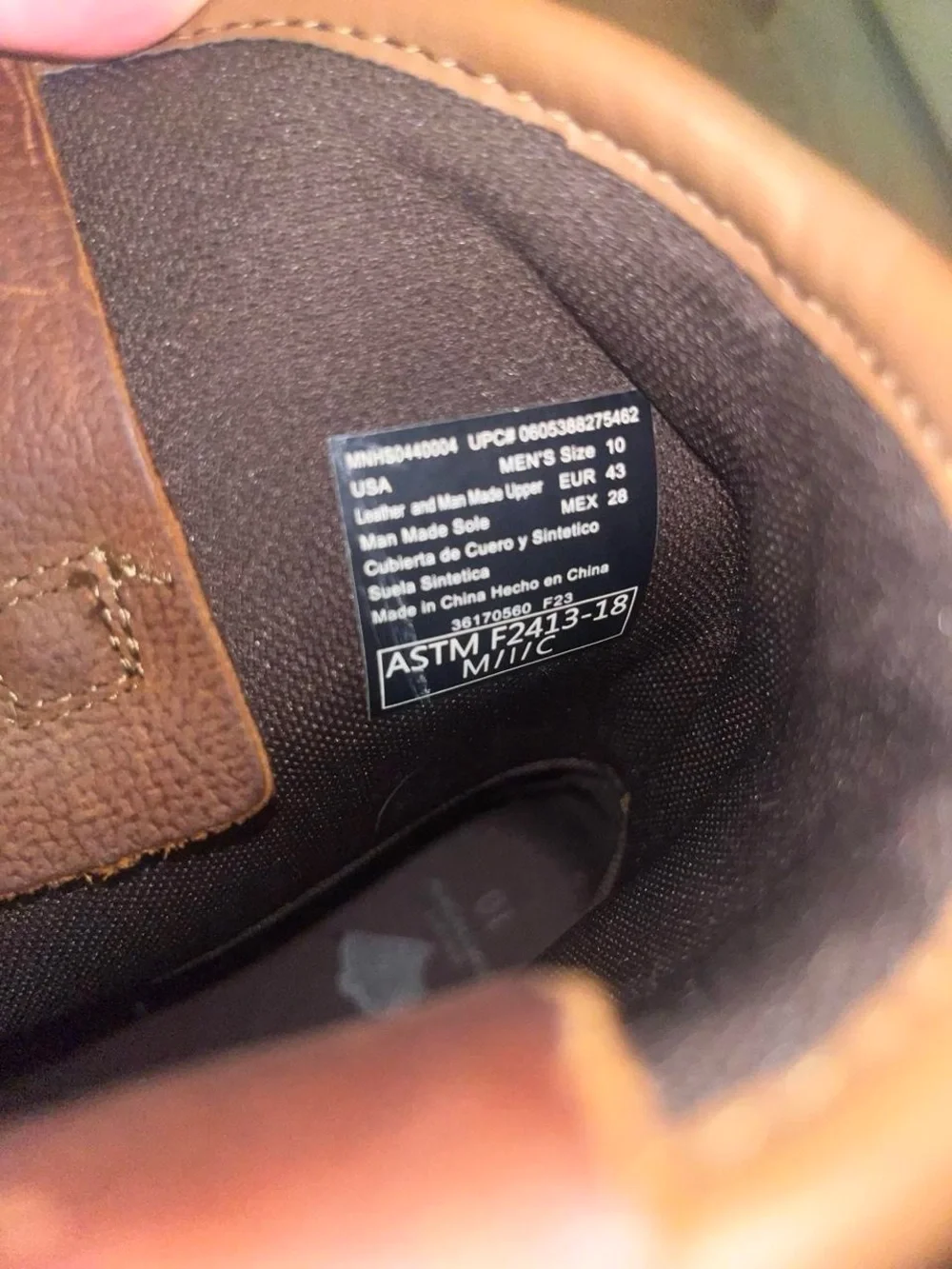 Herman Survivors Men’s Size 10 Brown Leather Steel Toe Work Boots